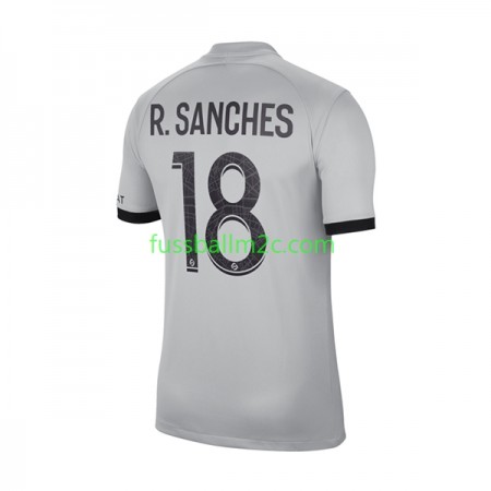 Fußballtrikots Paris Saint-Germain R.Sanches 18 Auswärts Trikotsatz 2022-2023 Fußballtrikots Paris Saint-Germain R.Sanches 18 Auswärts Trikotsatz 2022-2023